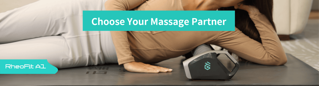 Fixed comfort or portable automatic massager? Choose your massage partner - RheoFit