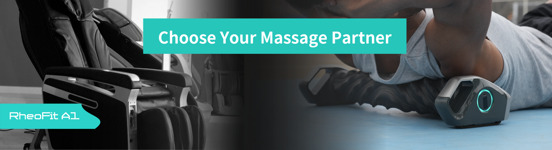 Fixed comfort or portable automatic massager? Choose your massage partner